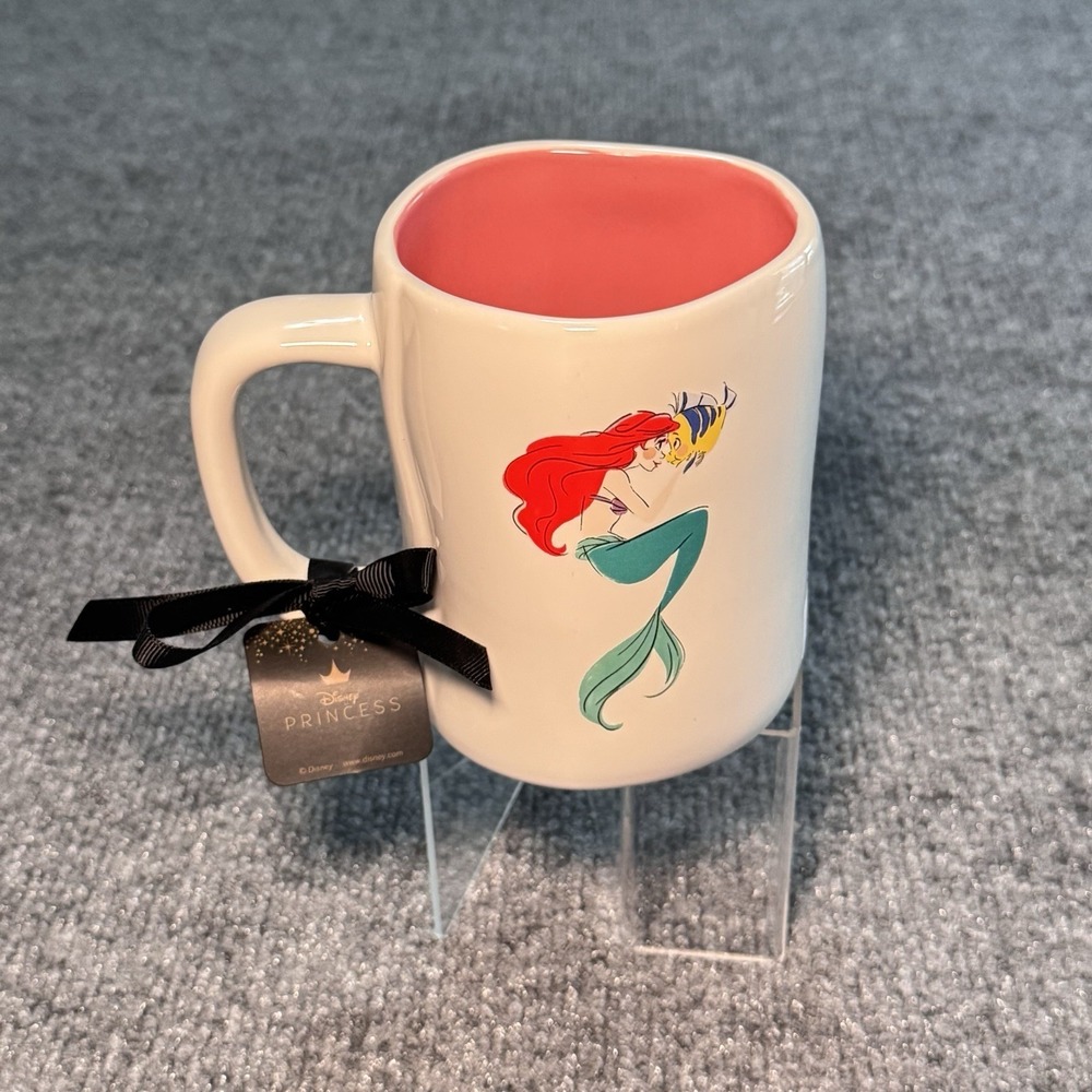 Rae Dunn Disney Princess Little Mermaid Ariel Coffee‎ Mug Double Sided